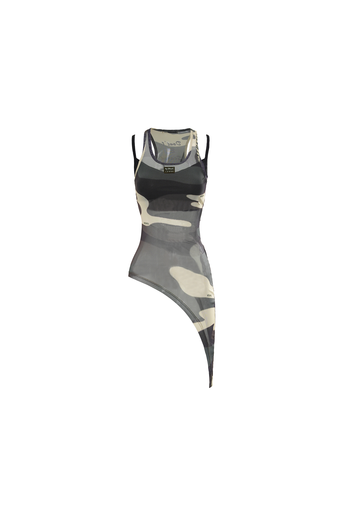 Camo Print Mesh Vest - PSYLOS 1, Camo Print Mesh Vest, Tank Top, NyDkyel, PSYLOS 1